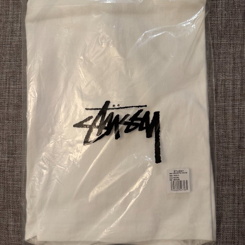 Stussy Spider Graphic Tee White BNWT Arachnid Pig Dyed Shirt - Picture 7 of 7